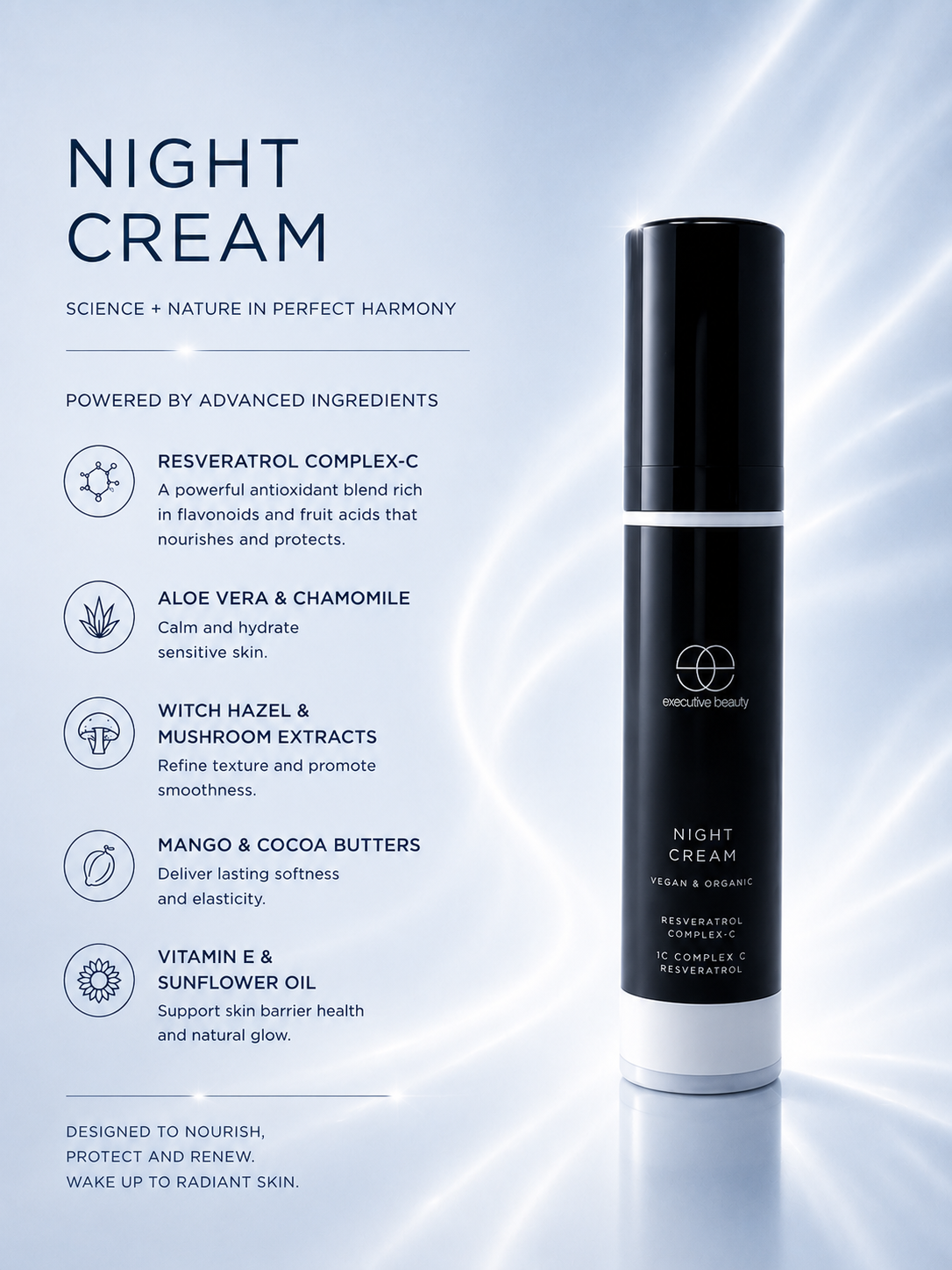 Vegan & Organic Night Cream (30 ml)