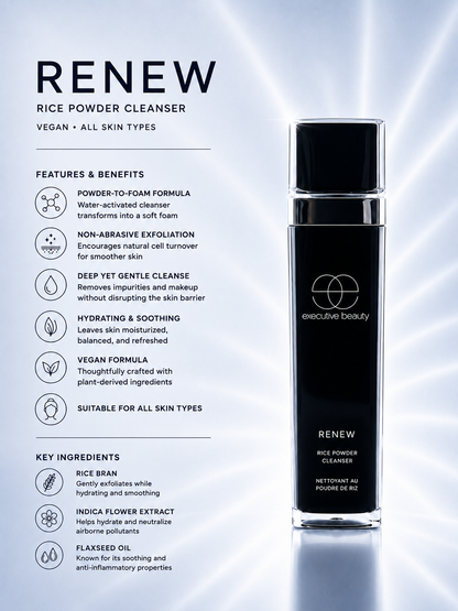 Renew Rice Powder Cleanser - Vegan