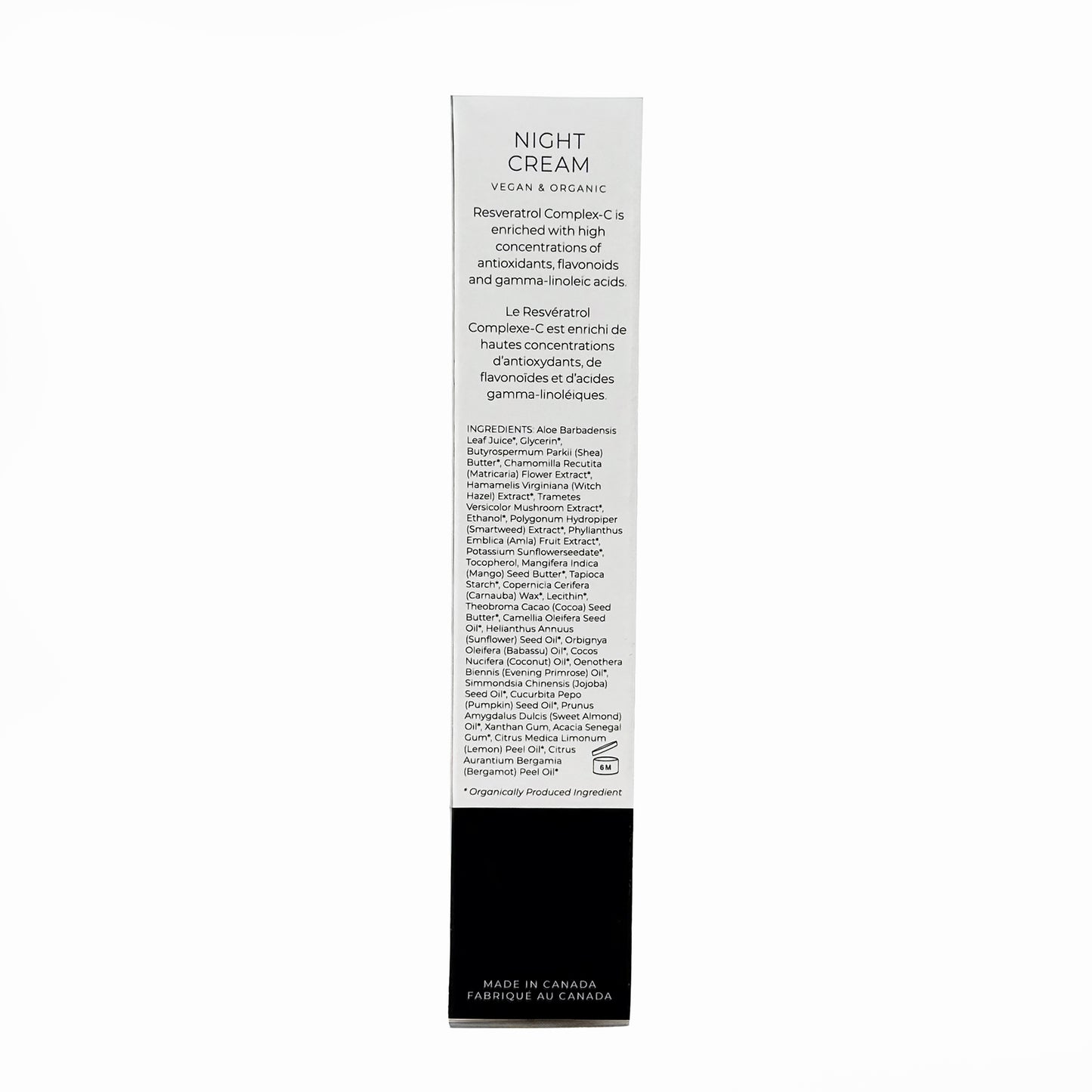 Vegan & Organic Night Cream (30 ml)