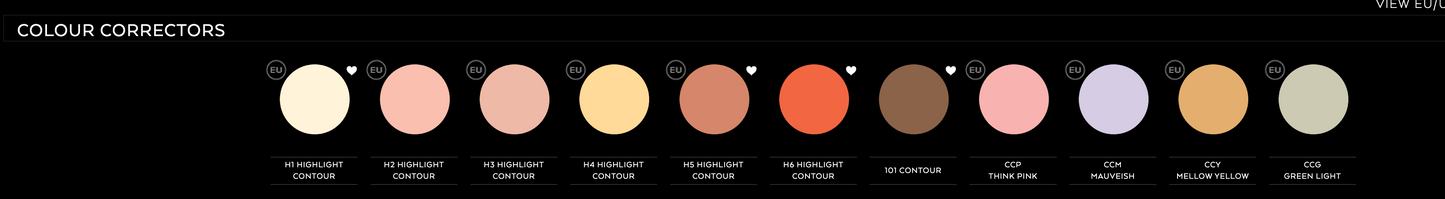 Beauty Stix – Cream Foundations – Warm Yellow Tones