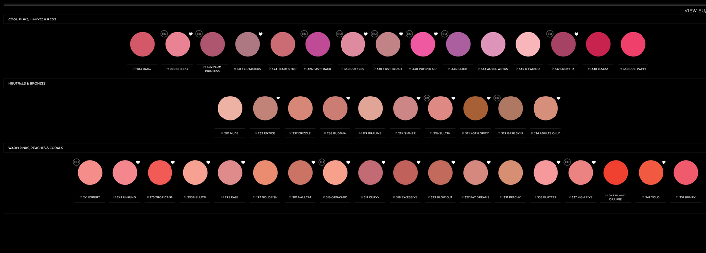 Blusher Powder Blak Packaging