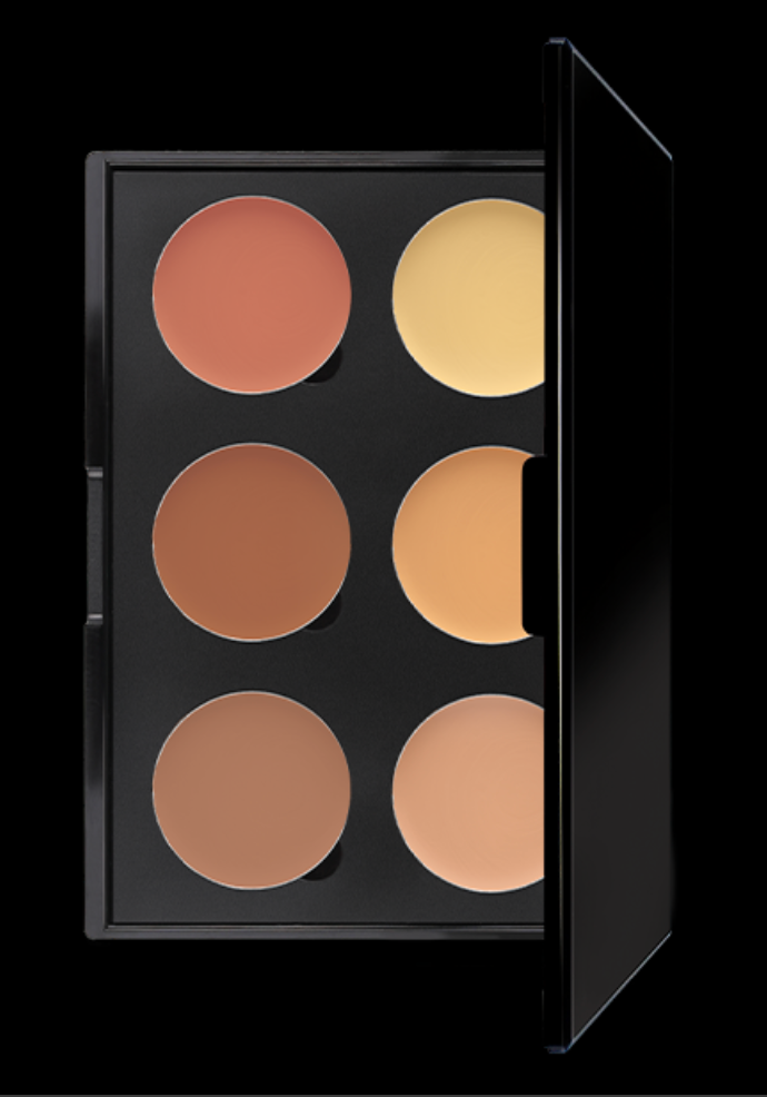 6 Well Cream Corrector Palette