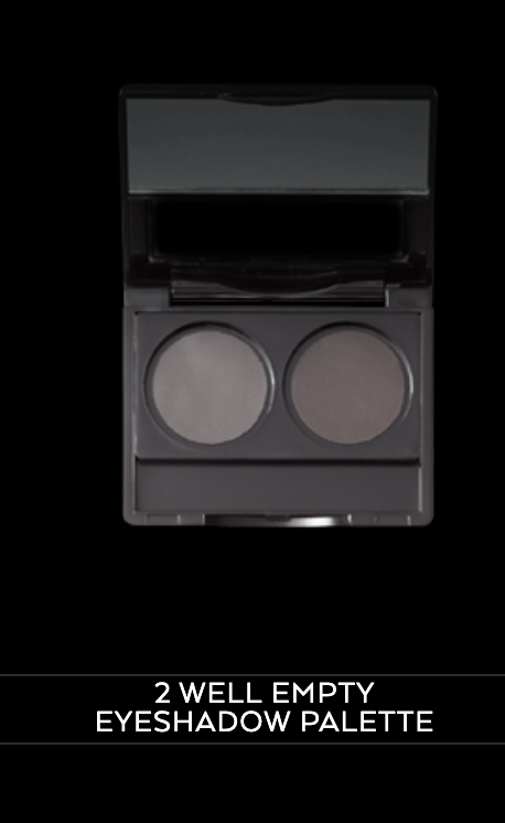2 Well Empty Eyeshadow Palette With Applicator